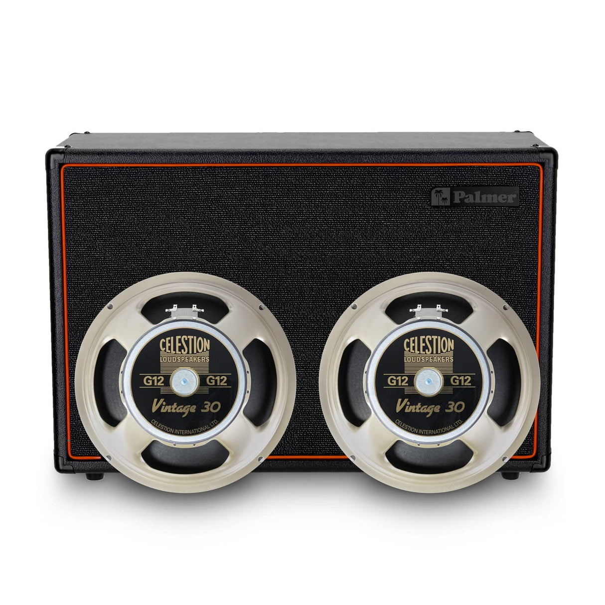 Palmer CAB 212 BX V30 - Caja de altavoces para guitarra con Celestion Vintage 30 2 x 12 con parte trasera abierta