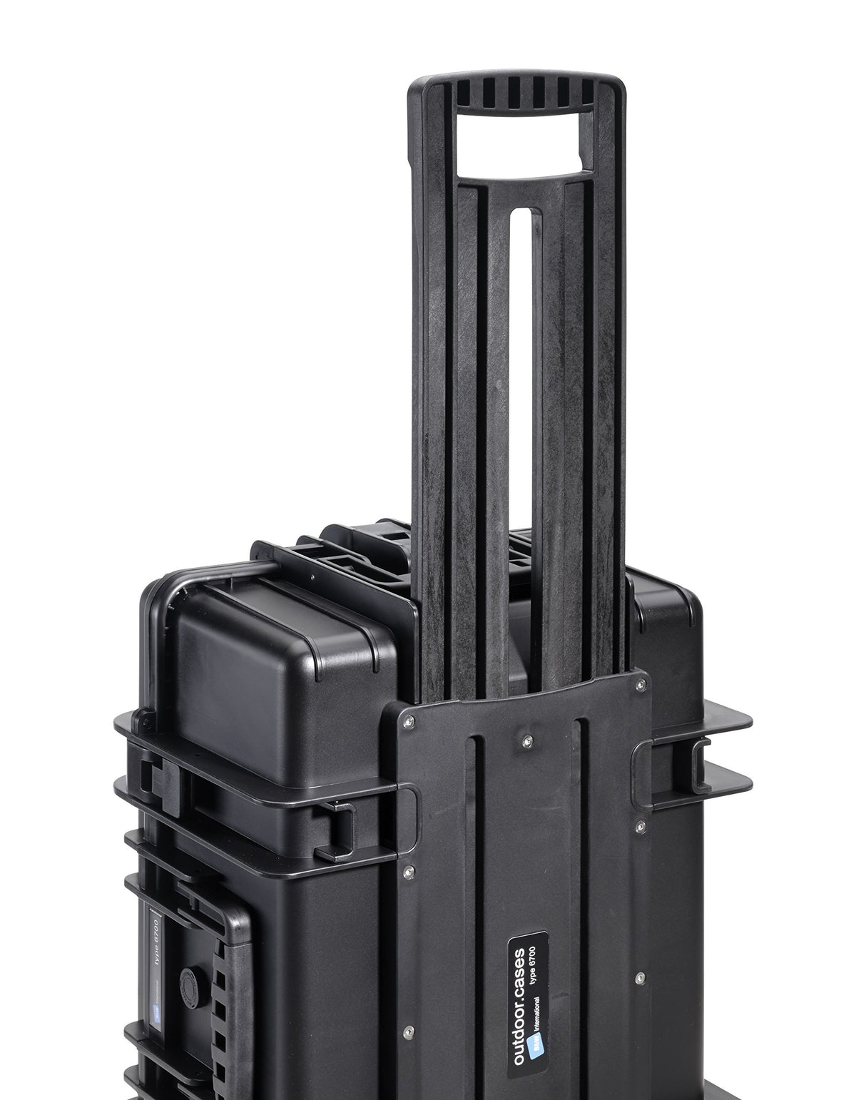 B&W 6800/B/SI Trolley Case Negro - Caja (Trolley Case, Polipropileno (PP), Negro, IP67, Resistente al Polvo, Resistente al Agua, 70,9 L)