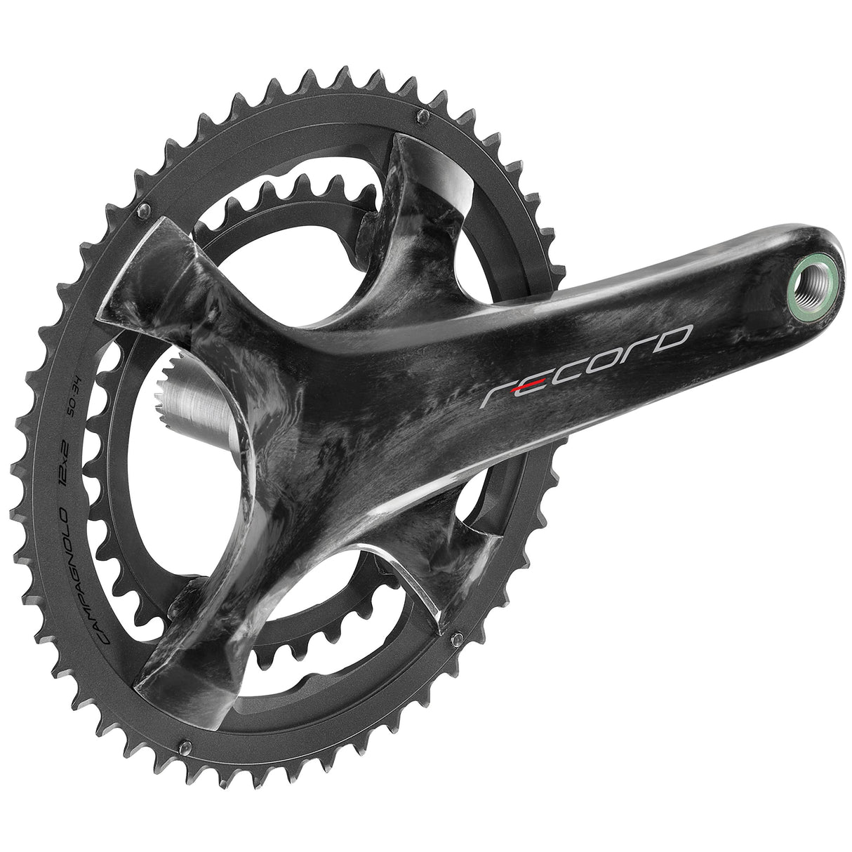 Campagnolo 51115 Platos y Bielas, Unisex, Negro, Talla Única