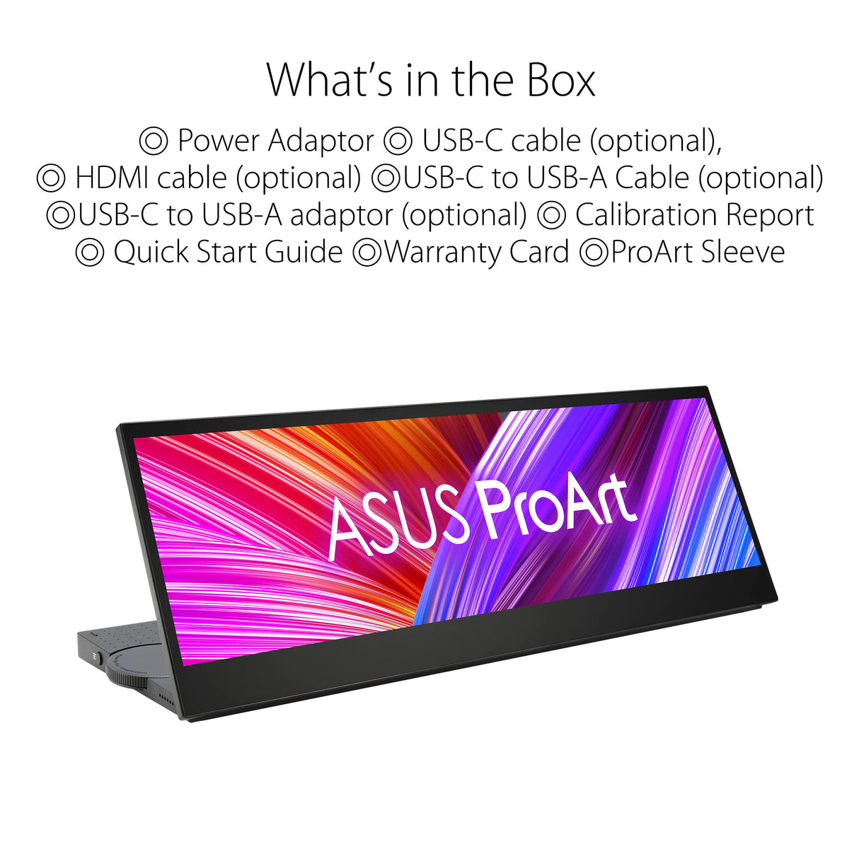 ASUS ProArt Display PA147CDV - Monitor de 14" para creativos (32:9, IPS, Full HD, 100% sRGB/Rec.709, Calman, USB-C, 10 puntos táctiles, MPP2.0, ASUS Dial, Panel de control, compatible con Adobe)