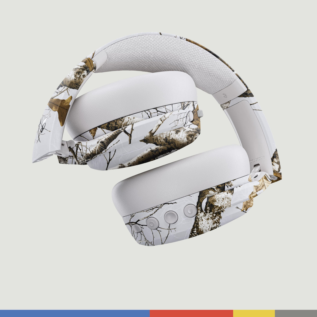 Skullcandy Crusher ANC 2 Over-Ear Noise Canceling Wireless Headphones with Sensory Bass, 50 HR Battery, Skull-iQ, Alexa Enabled, Microphone, Works with Bluetooth Devices - Realtree Edge White