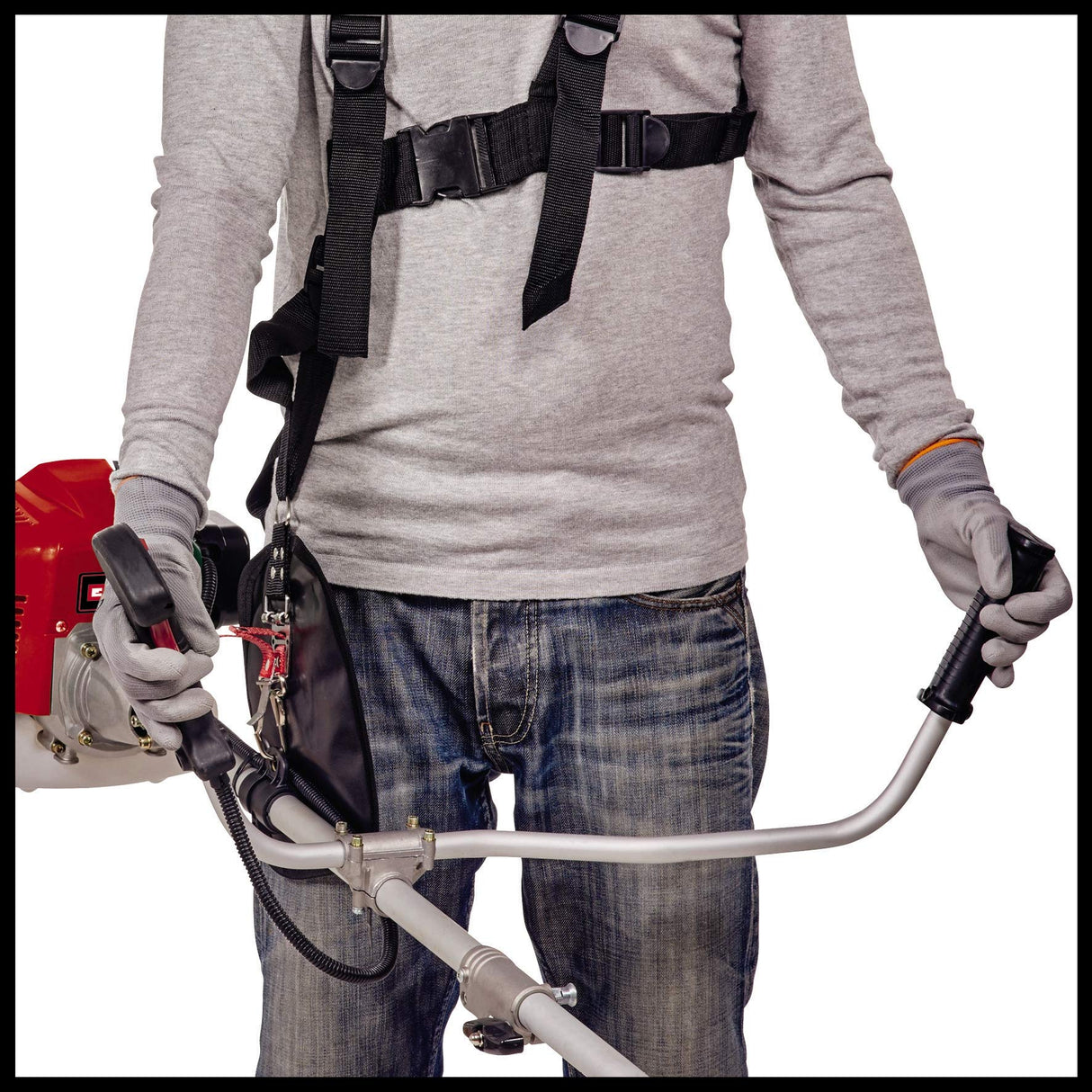 Einhell GH-BC 43 AS - Desbrozadora de gasolina profesional 1250 W (2 cuchillas, desplazamiento del motor: 42.7 cm³, ancho de corte: 42 cm) (ref.3401973)