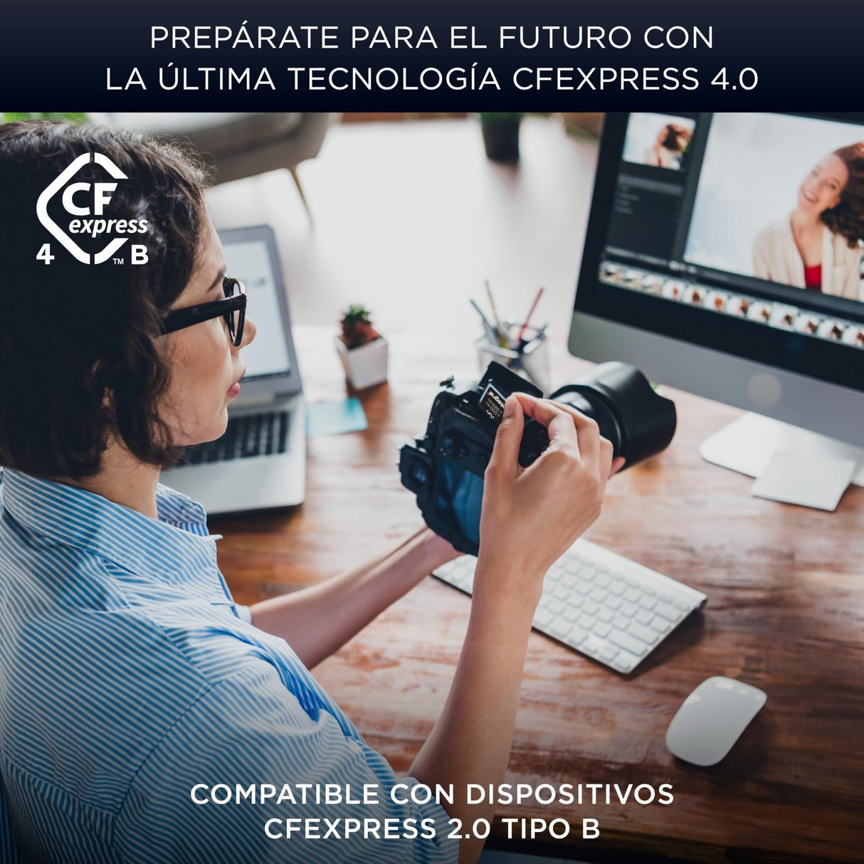 Integral Studio Grade CFexpress 4.0 Type B 1TB Memory Card - 4K, 6K, 8K and Beyond Raw - 3700MB/s Read, 3100MB/s Write, 1600MB/s Sustained Write - Designed for Advanced Cinematic and DSLR Cameras