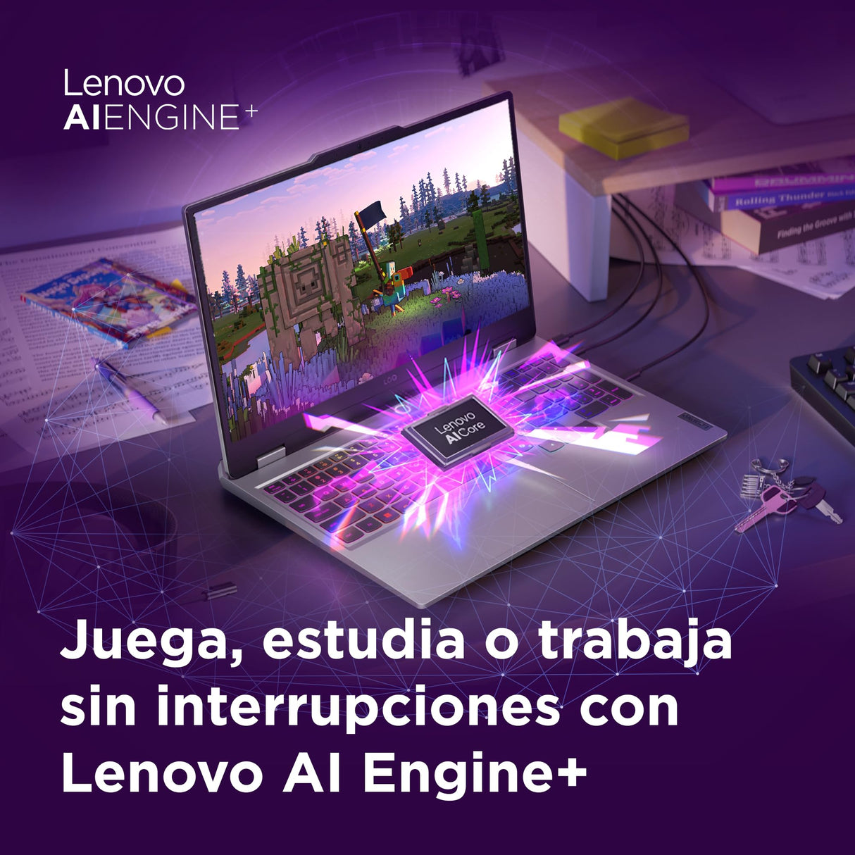 Lenovo LOQ Gen 10 - Portátil Gaming IA 15.6" FHD (Intel Core i7-13650HX, NVIDIA GeForce RTX 5060, 32 GB RAM, 1 TB SSD, 144 Hz, Wi-Fi 6, Sin Sistema Operativo) QWERTY RGB 24 Zonas Español - Gris