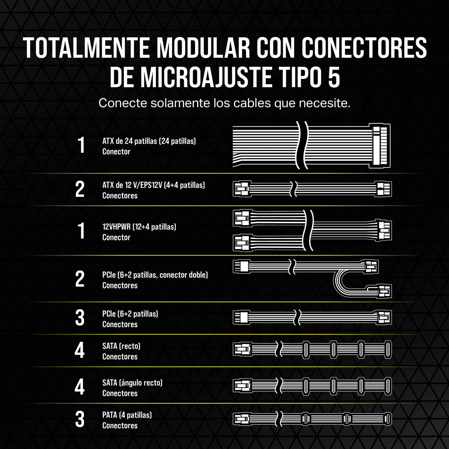 Corsair SF1000L Fuente de Alimentación SFX Totalmente Modular de Bajo Ruido - Compatible Con ATX 3.1 y PCIe 5.1 - Ventilador Silencioso PWM de 120 mm - Eficiencia 80 PLUS Gold - Modo RPM Cero - Negro