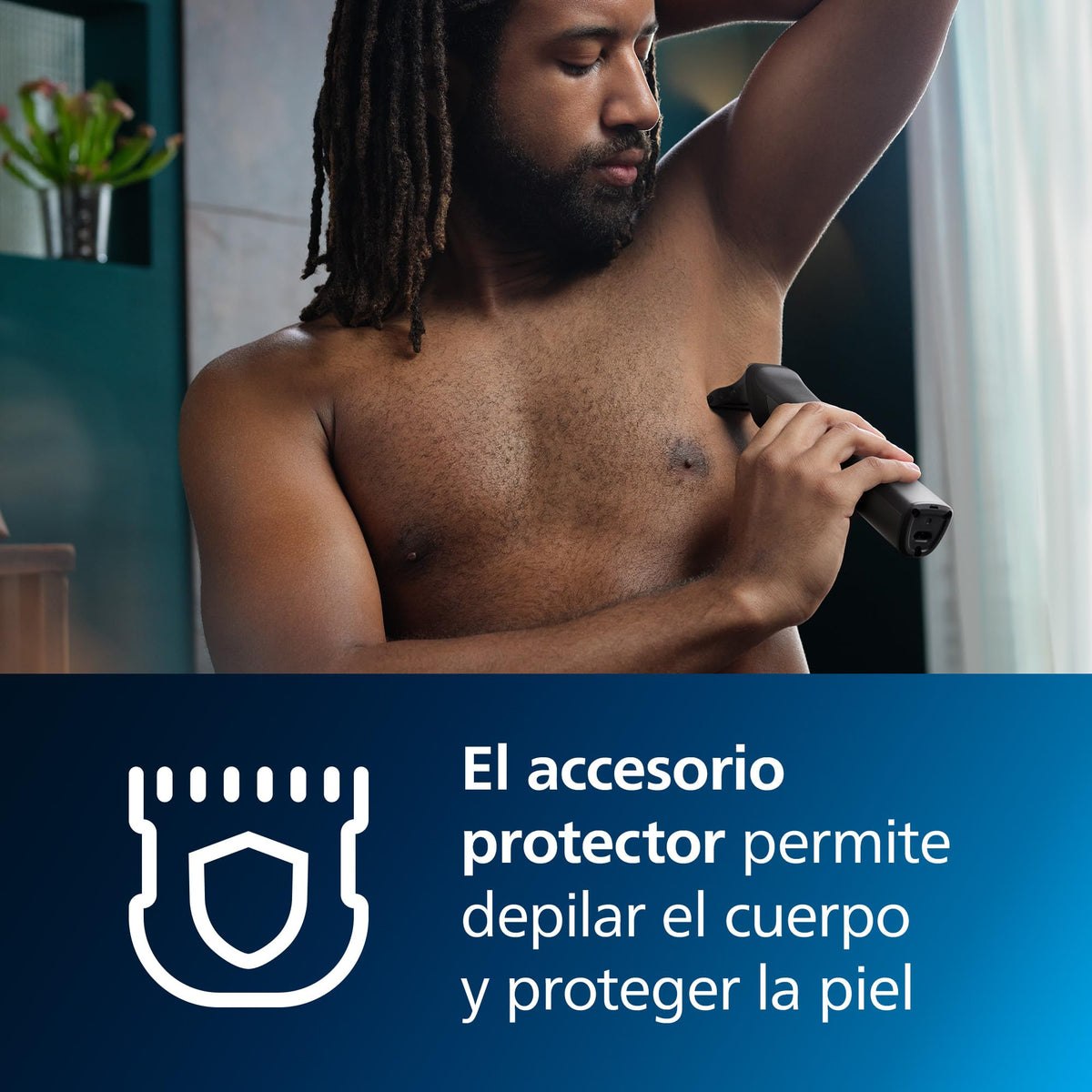 Philips Recortadora de Barba Serie 9000, Máquina Cortar Pelo, Cortapelos Hombre, Kit 14 en 1 Para Cara, Pelo, Orejas, Nariz y Cuerpo,120min de uso, En Seco y Húmedo, Recargable, OneBlade, MG9550/15
