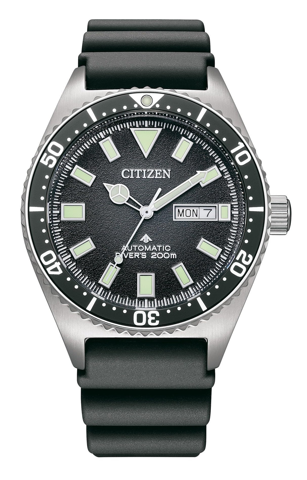 Citizen Reloj Analógico para Hombres de Automático con Correa en Poliuretano NY0120-01E