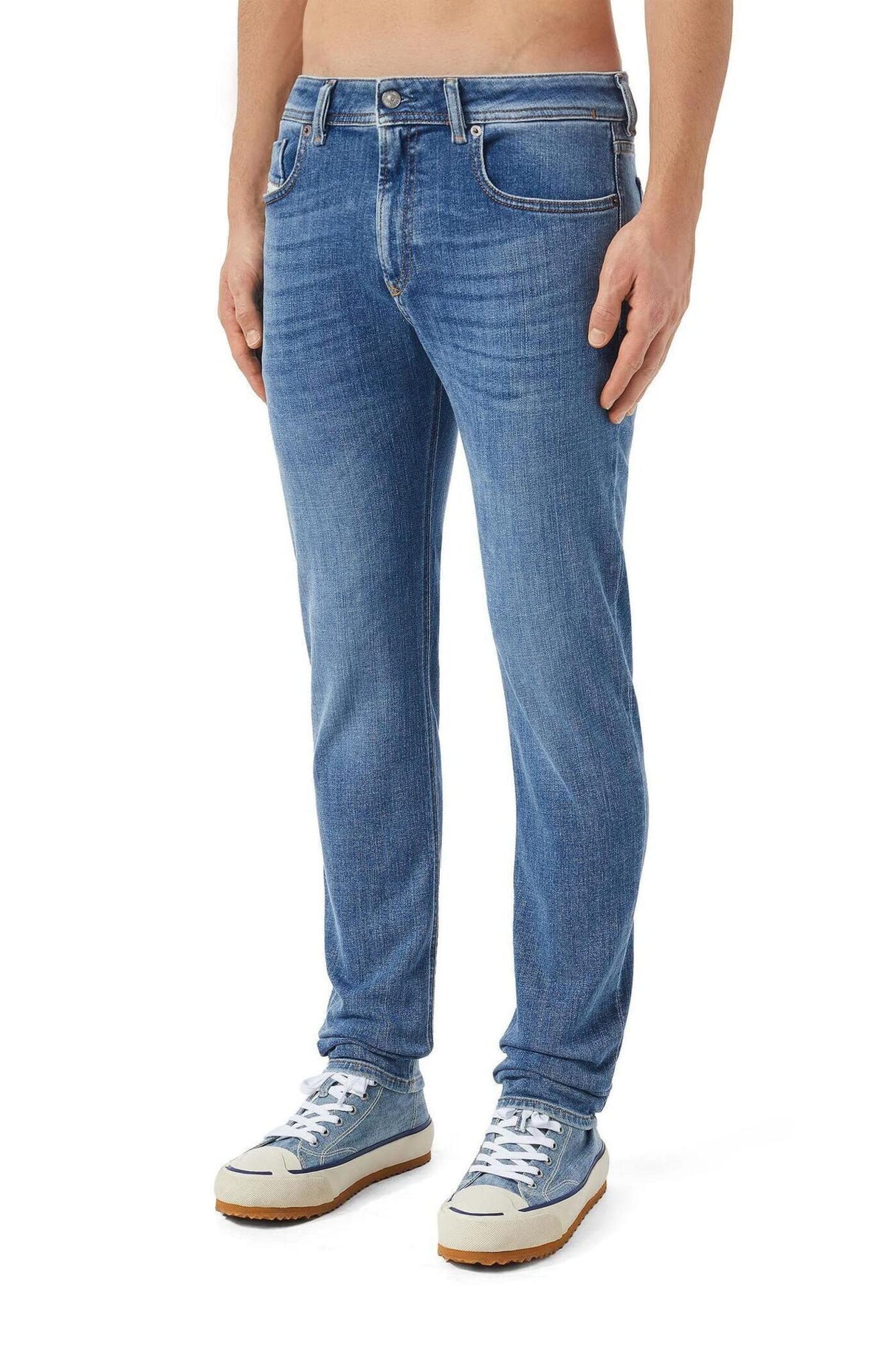 Diesel 1979 Sleenker L.32 Pantaloni Denim DSL Men, Color 01, Talla 31