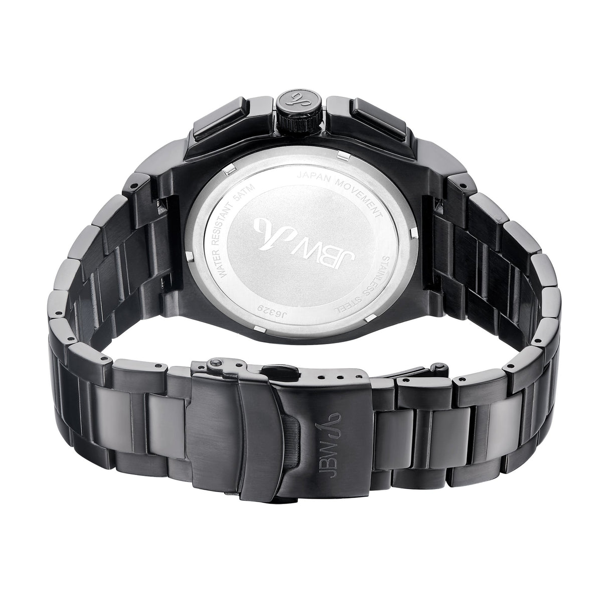 JBW KNOX Reloj DE Hombre Diamante Cuarzo 44MM Color Negro J6329C
