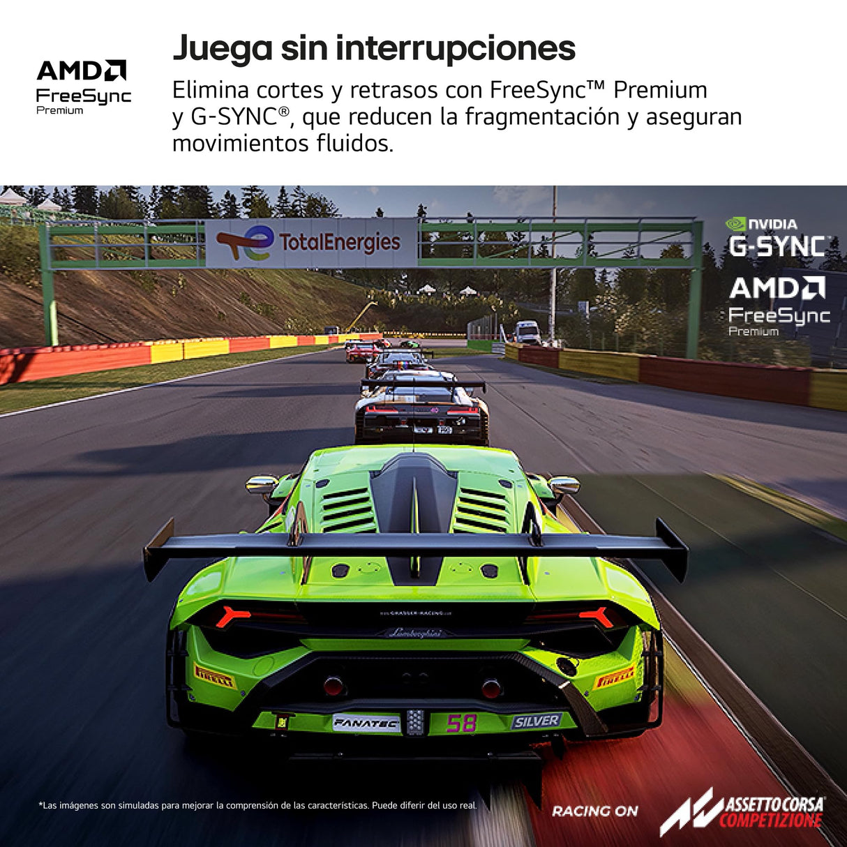 LG 32GX850A-B - Monitor Gaming Ultragear OLED, 32", 4K (3840 x 2160), 165 Hz, 0.03 ms (GTG), Dual Mode, G-Sync Compatible y FreeSync Premium Pro, Inclinación y Altura Ajustable, Morado Grisáceo