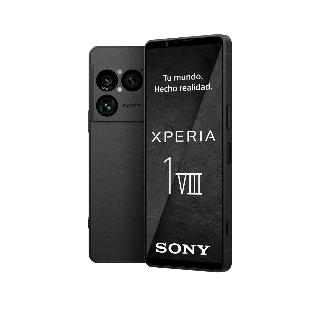 Sony Xperia 1 VIII - Pantalla OLED HDR FHD+ de 6,5" 19,5:9 120Hz, Triple cámara con Nuevo teleobjetivo, Xperia AI, Batería 2 días, Audio 3,5 mm, Dual SIM, Negro Grafito