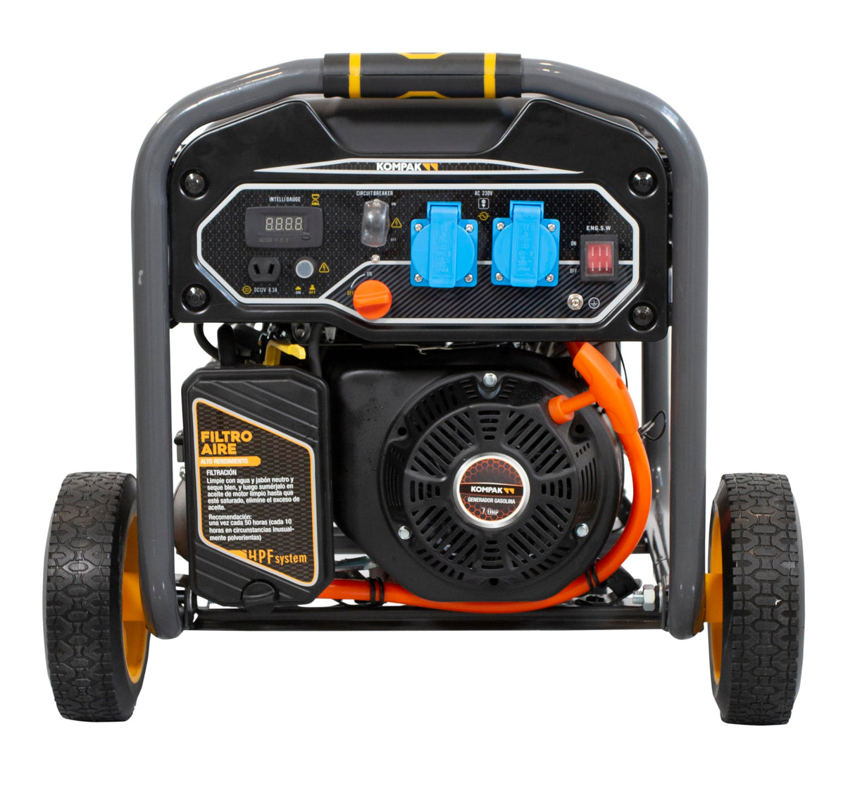 Kompak K4000S-DF Generador Dual Fuel Monofásico 3,3 kW