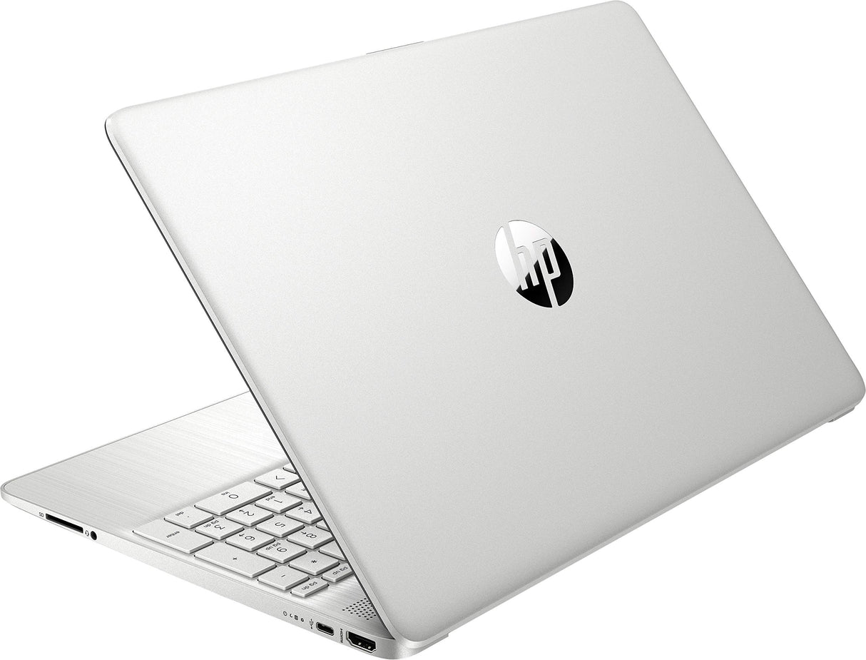 HP 15s-fq5100ns - Ordenador portátil de 15.6" Full HD (Intel Core i7-1255U, 16GB RAM, 512GB SSD, Intel Iris Xe Graphics, Sin Sistema Operativo) Plata - Teclado QWERTY Español