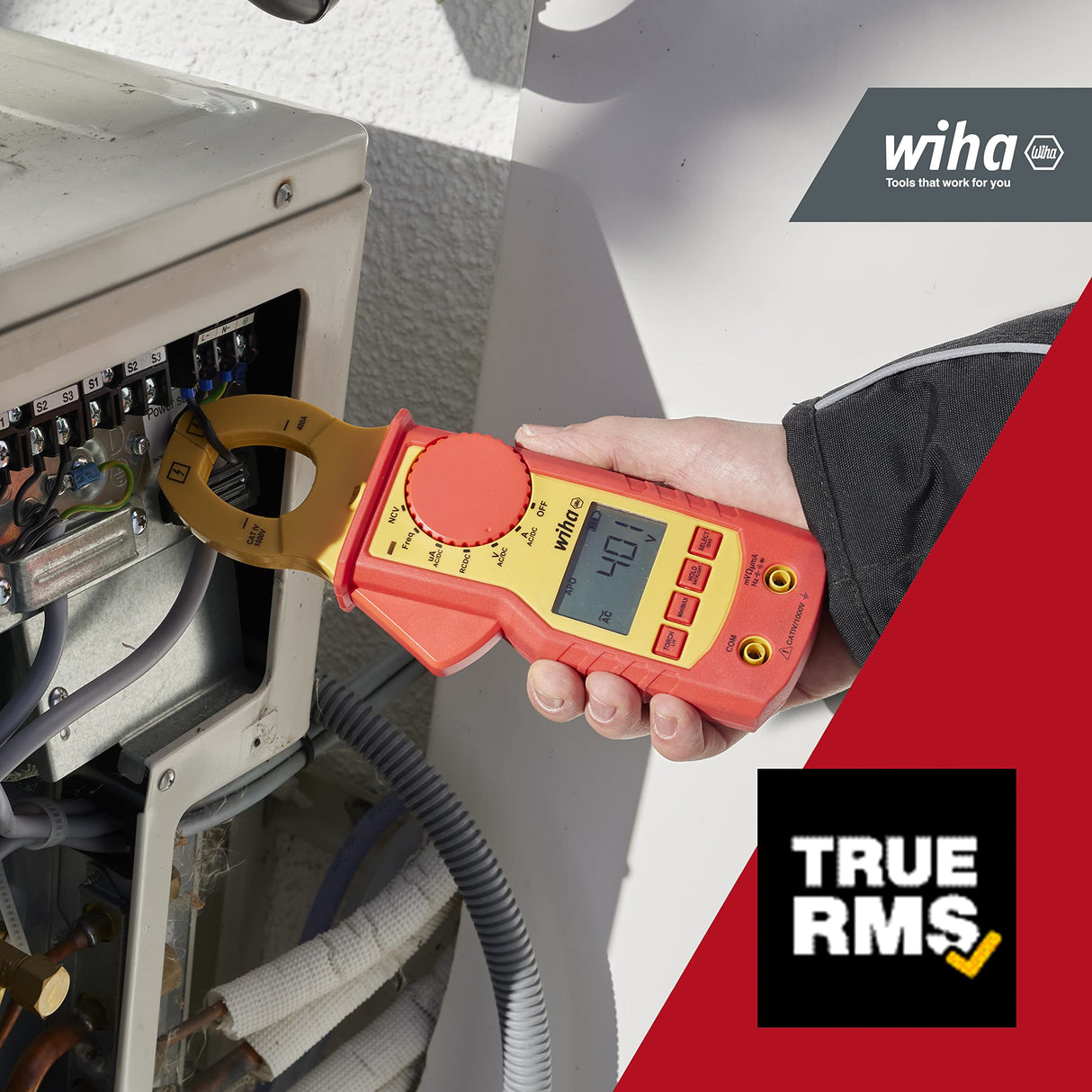 Wiha Clamp meter up to 1.000 VAC / 1500 VDC CAT IV (45219)
