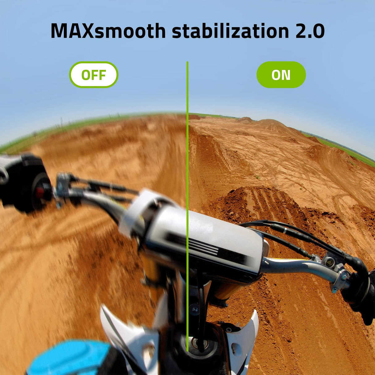 LAMAX W10.1 Real 4K 60 fps Action CAM con estabilización MAXsmooth 2.0, cámara subacuática, videocámara con Doble Pantalla, Accesorios completos, Wi-Fi, vídeo a cámara Lenta, lapso de Tiempo, Modo de