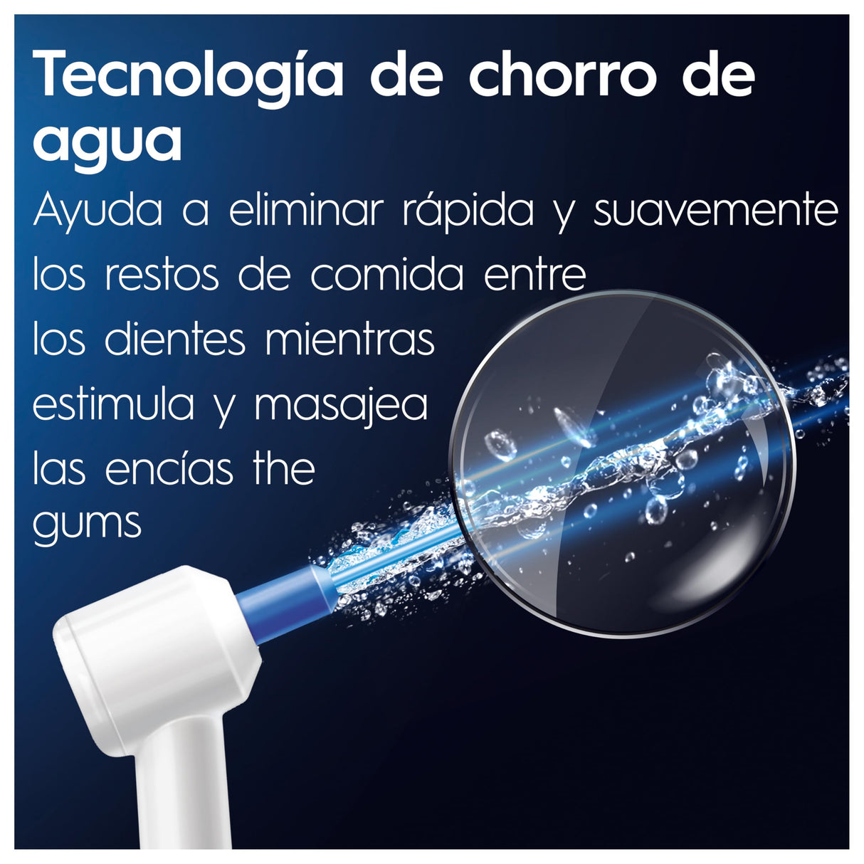 Oral-B Centro De Salud Bucal Irrigador: Irrigador Dental de Agua, Cabezal Oxyjet, Cabezal Water Jet + Cepillo de Dientes Eléctrico iO6 con Cabezal de Recambio, Regalos Originales para Mujer y Hombre
