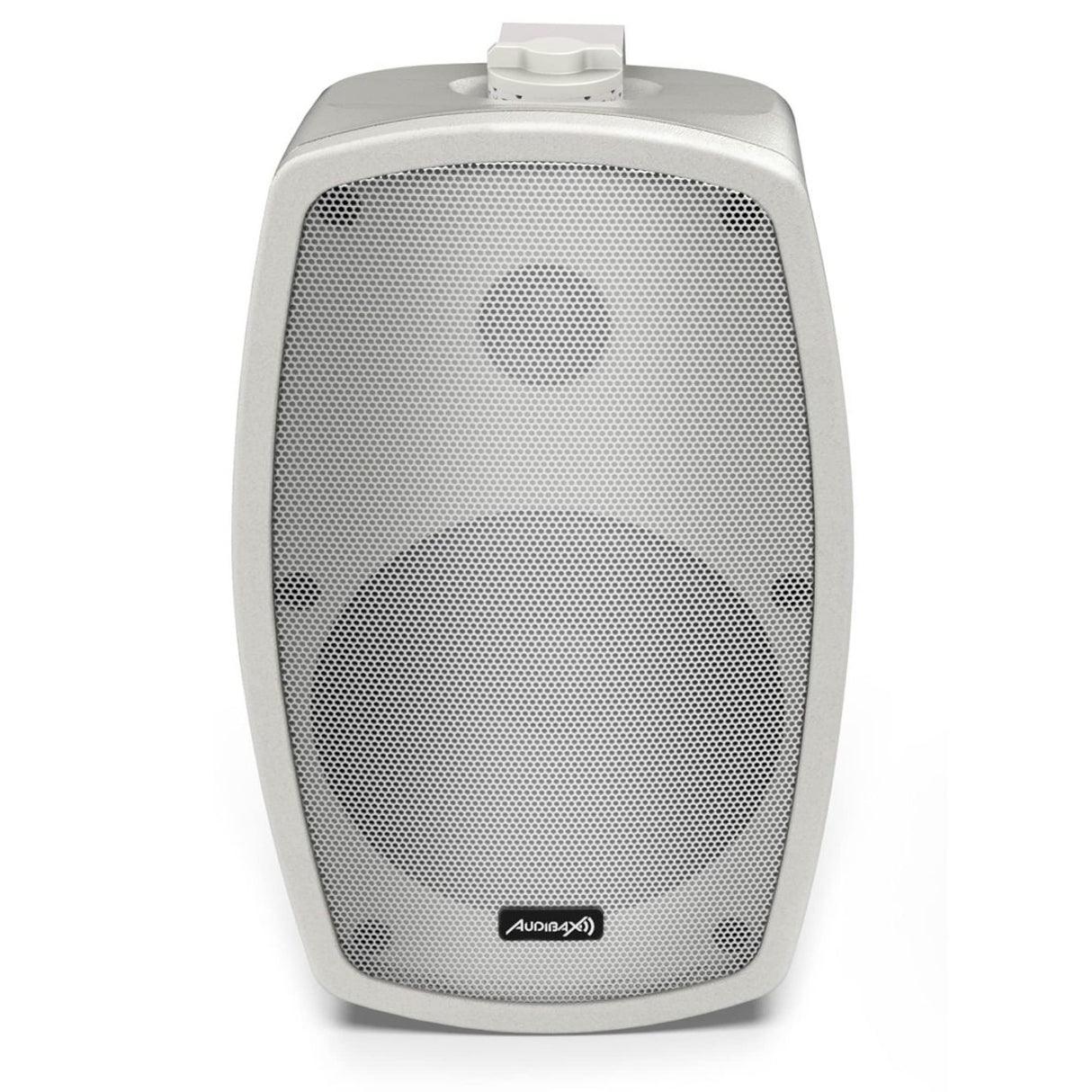 Audibax Ambient 5 White - Altavoces Pasivos de Estantería HiFi - Pareja de Altavoces Estereo de 2 Vías - Potencia Continua de 30W - Soporte de Pared Incluido - Altavoces con Woofer de 5,25"