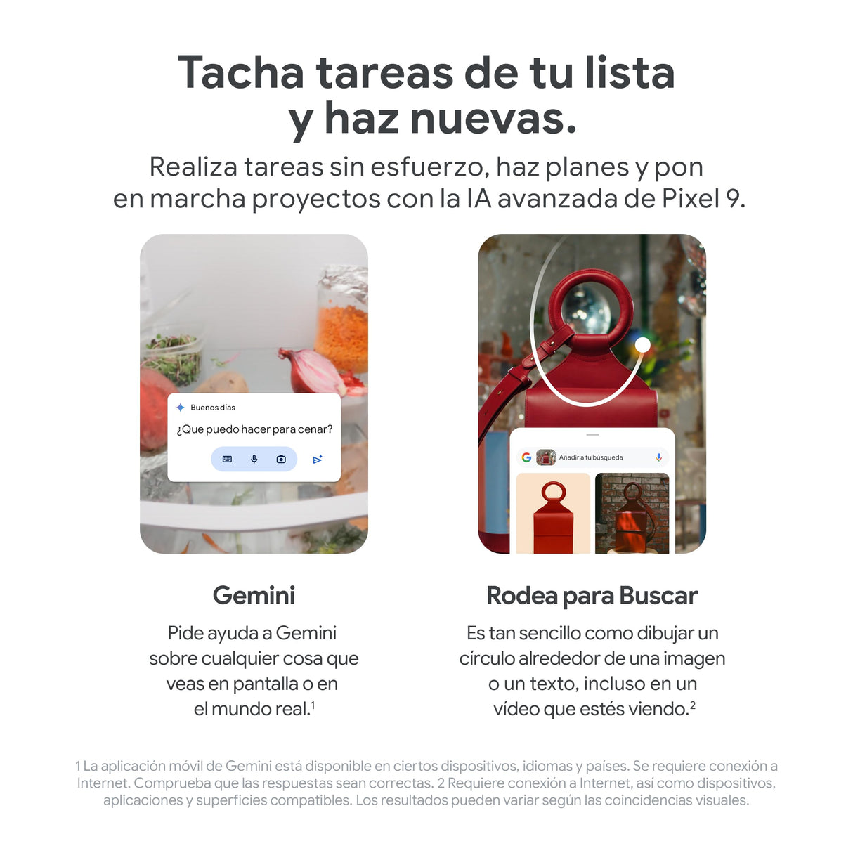 Google Pixel 9 - Smartphone Android Desbloqueado con Gemini, cámara Avanzada, batería con una autonomía de 24 Horas y Pantalla Actua de 6,3" - Verde Pastel, 256GB