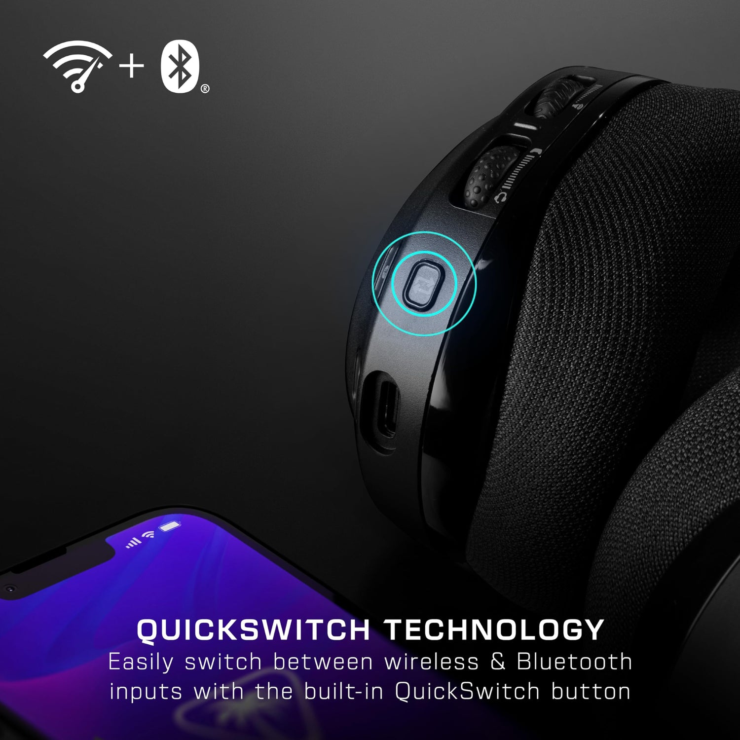 Turtle Beach Stealth 600P - Auriculares inalámbricos para Juegos con 80 Horas, 50 mm y Bluetooth para PS5, PS4, PC y Móvil