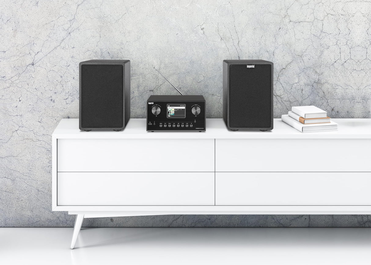Imperial DABMAN i310 CD DAB+/FM/Internet - Sistema HiFi con reproductor de CD