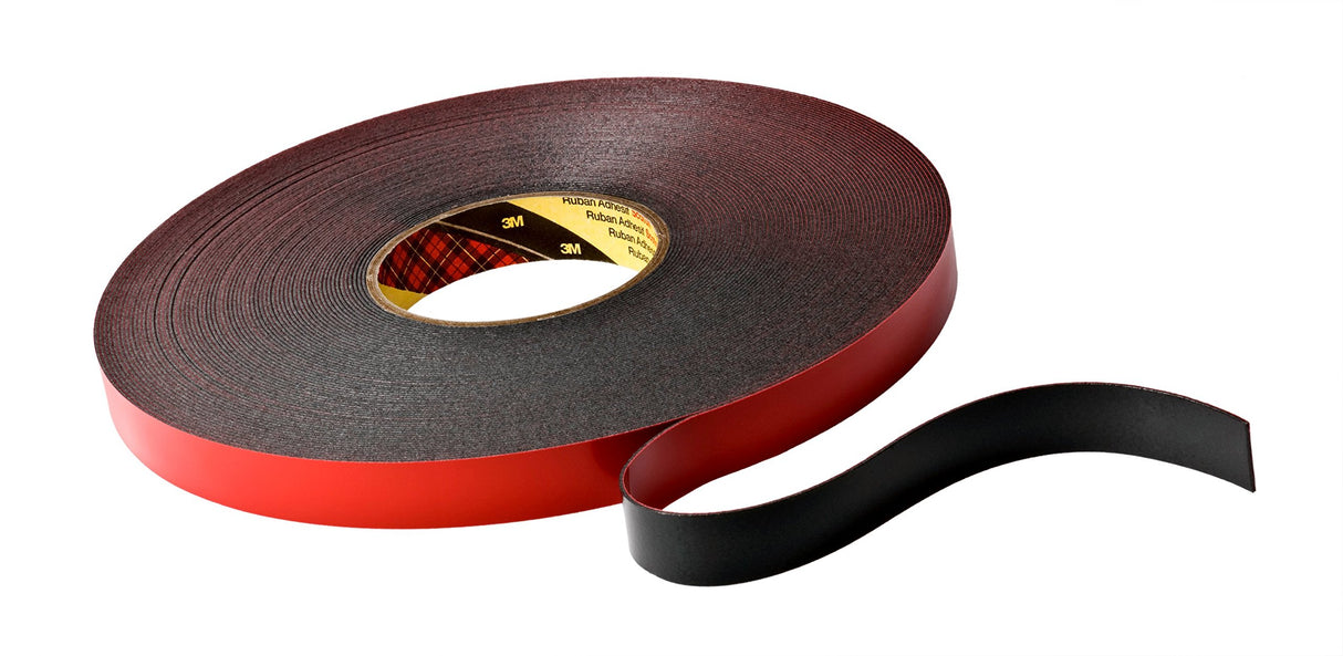 3M VHB Cinta Adhesiva Cinta Adhesiva 5925, negra, 25 mm x 33 m, 3 unidades