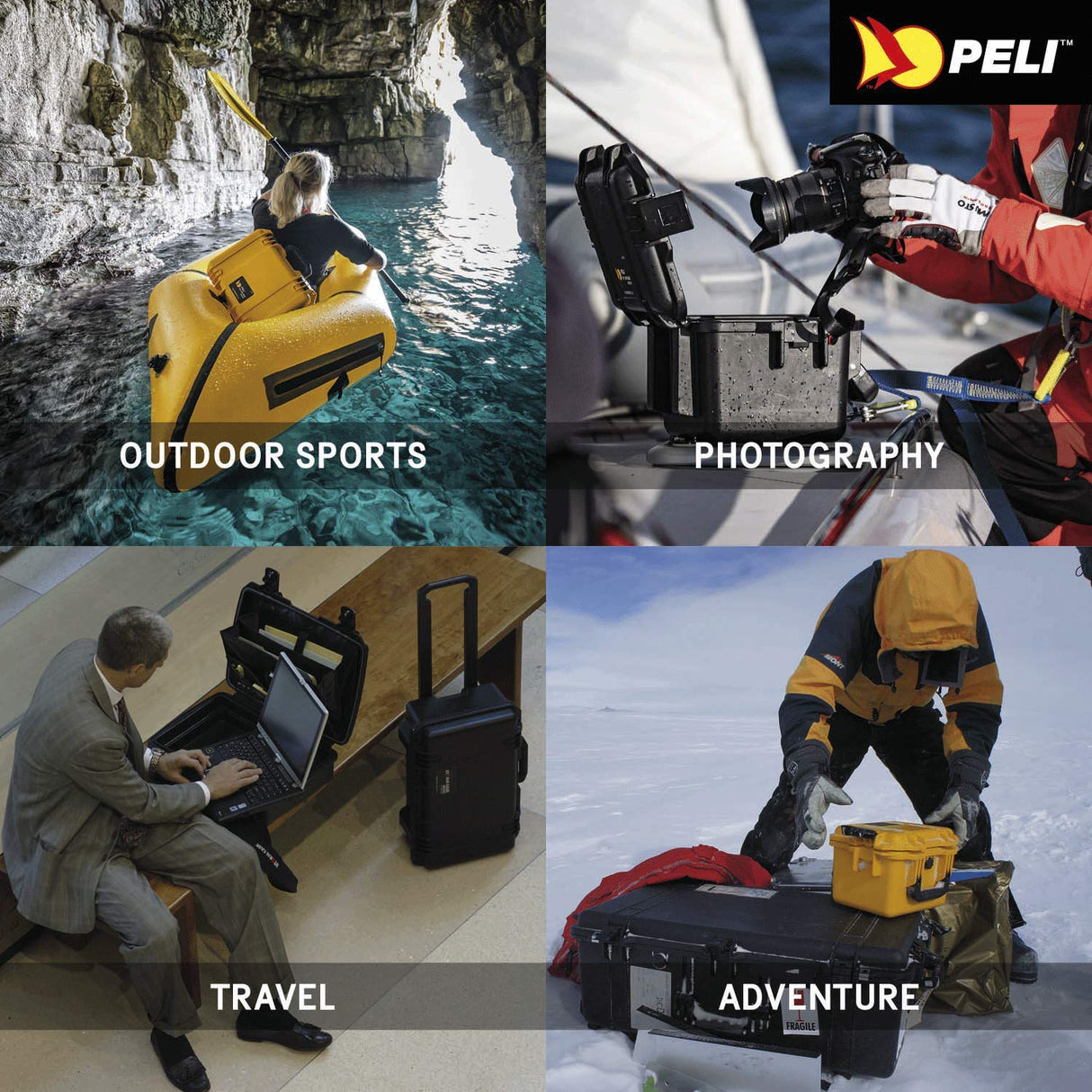 PELI Storm IM2975 Maleta de transporte grande con ruedas y asa telescópica para equipos electrónicos, resistente al agua, 118L de capacidad, fabricada en EE.UU., con espuma personalizable, color negro