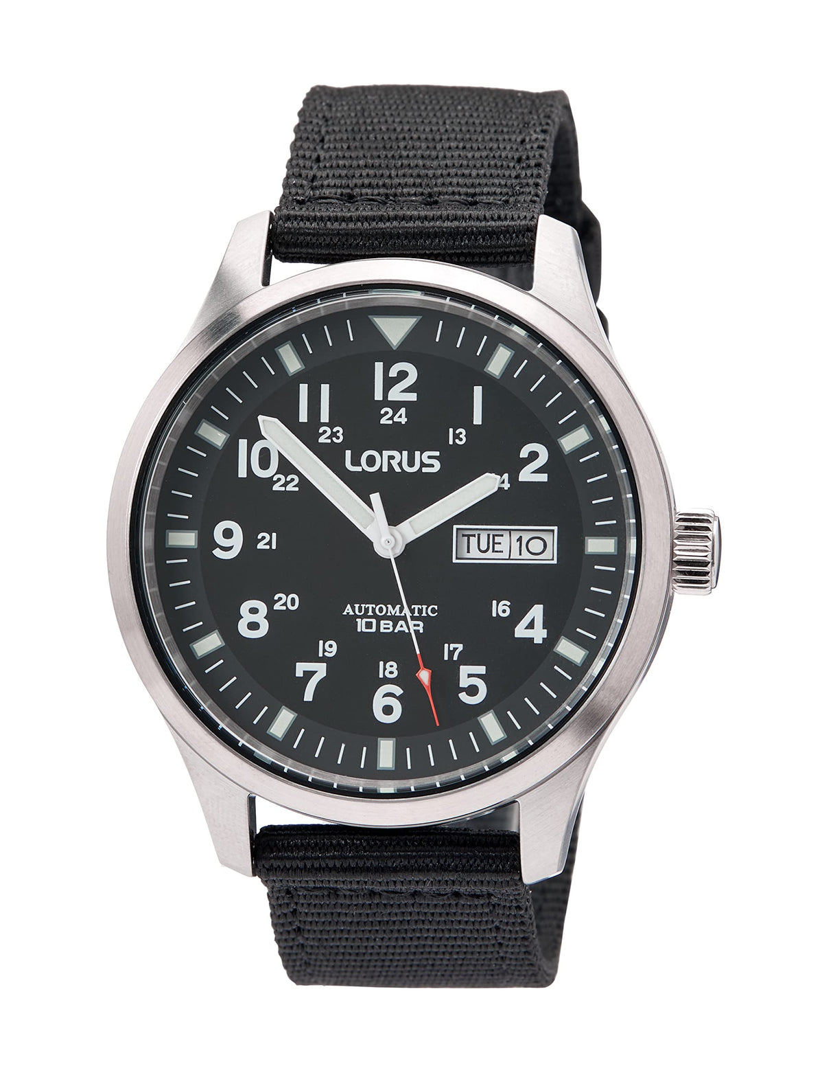 Seiko Reloj Analógico para Hombres de Automático con Correa en Nailon RL411BX9