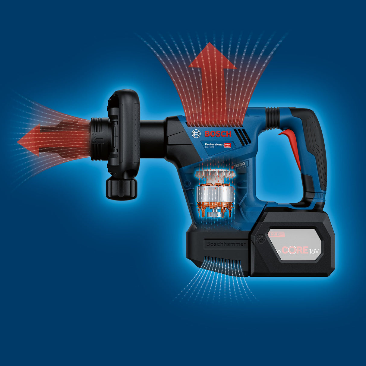 Bosch Professional 18V System martillo demoledor a batería GSH 18V-5 (incl. XL-BOXX)