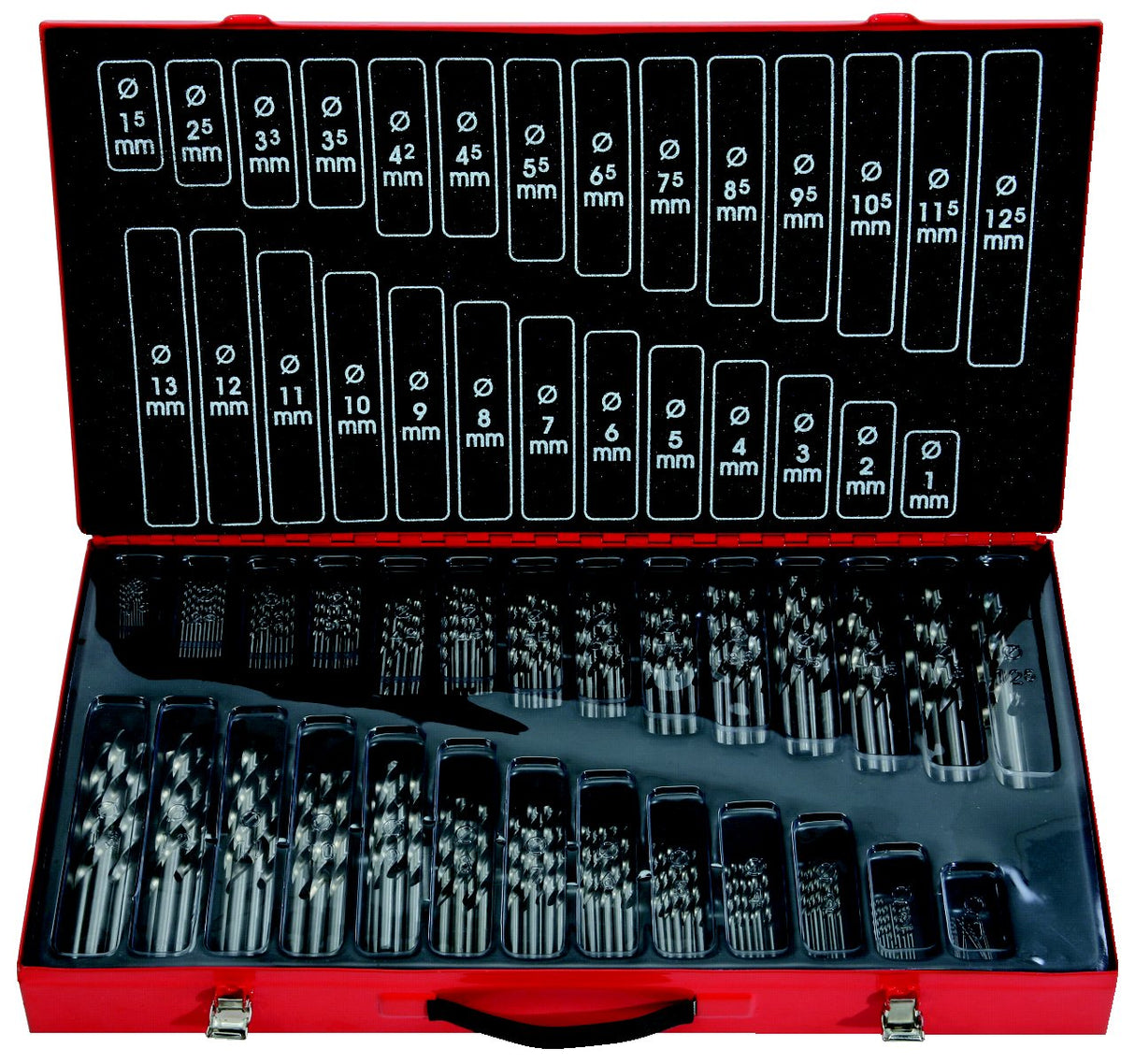 KS Tools 330.2650 Surtido de brocas HSS-G, pulido, 230 pzs, 1-13mm