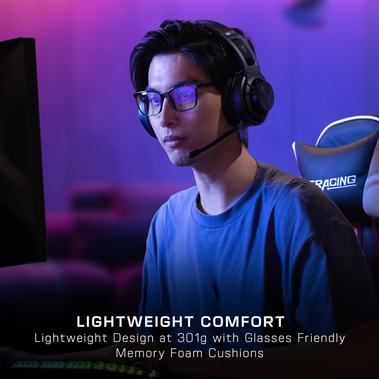 Turtle Beach Atlas Air Auriculares de Juego Abiertos Inalámbricos para PC, PS5, PS4 y Móviles equipados con Bluetooth