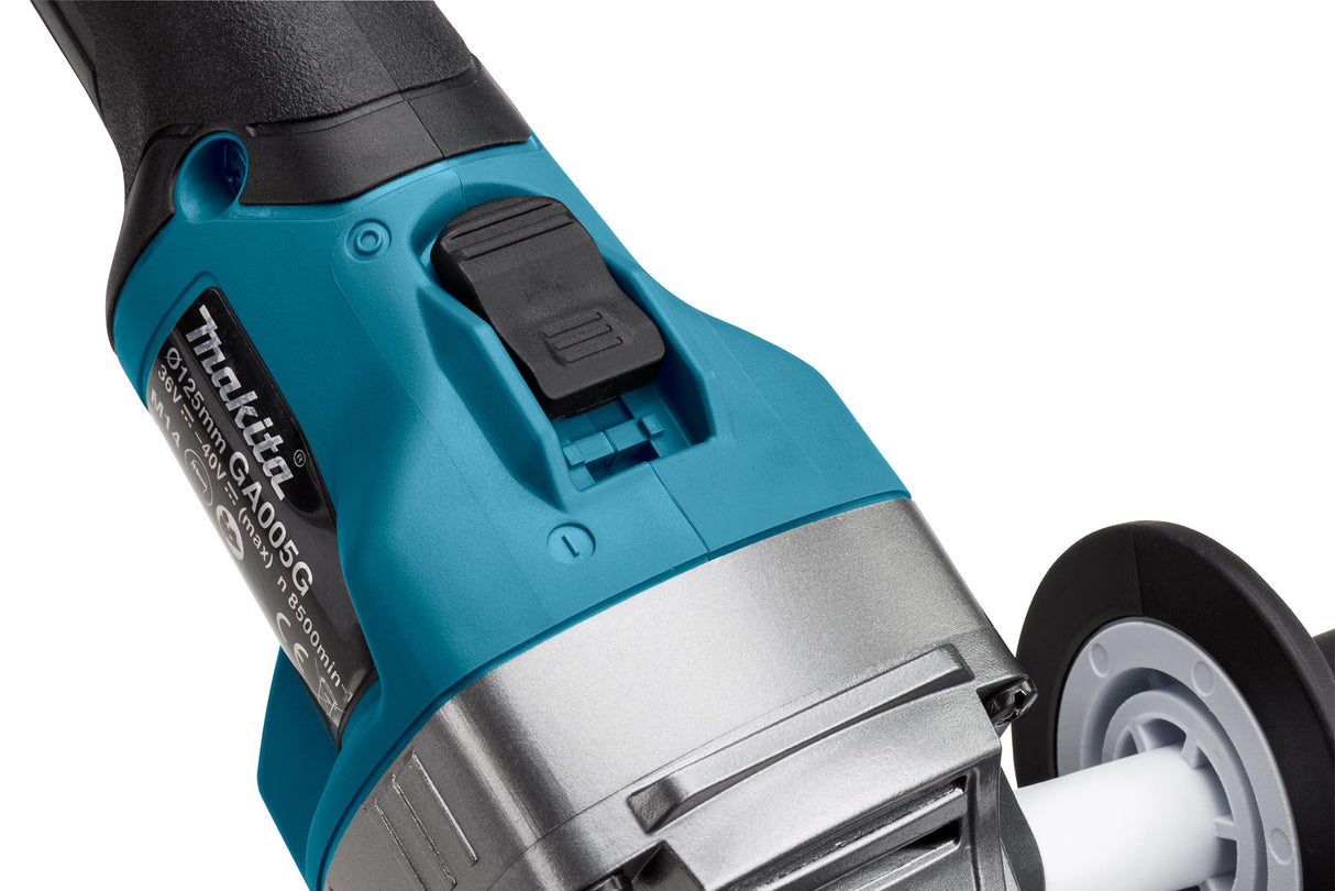 Makita GA005GZ Amoladora angular inalámbrica (sin batería, sin cargador)