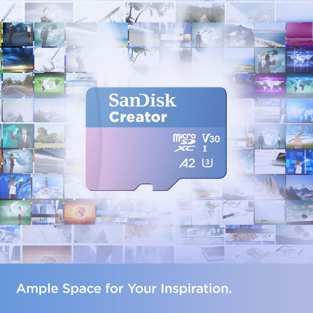SanDisk Creator Tarjeta microSDXC UHS-I 1 TB con Adaptador (para Smartphone, Cámaras y Drones, 4K, 5.3K, A2, C10, V30, U3, Velocidades hasta 190 MB/s, 3 meses a Adobe Lightroom incluida)