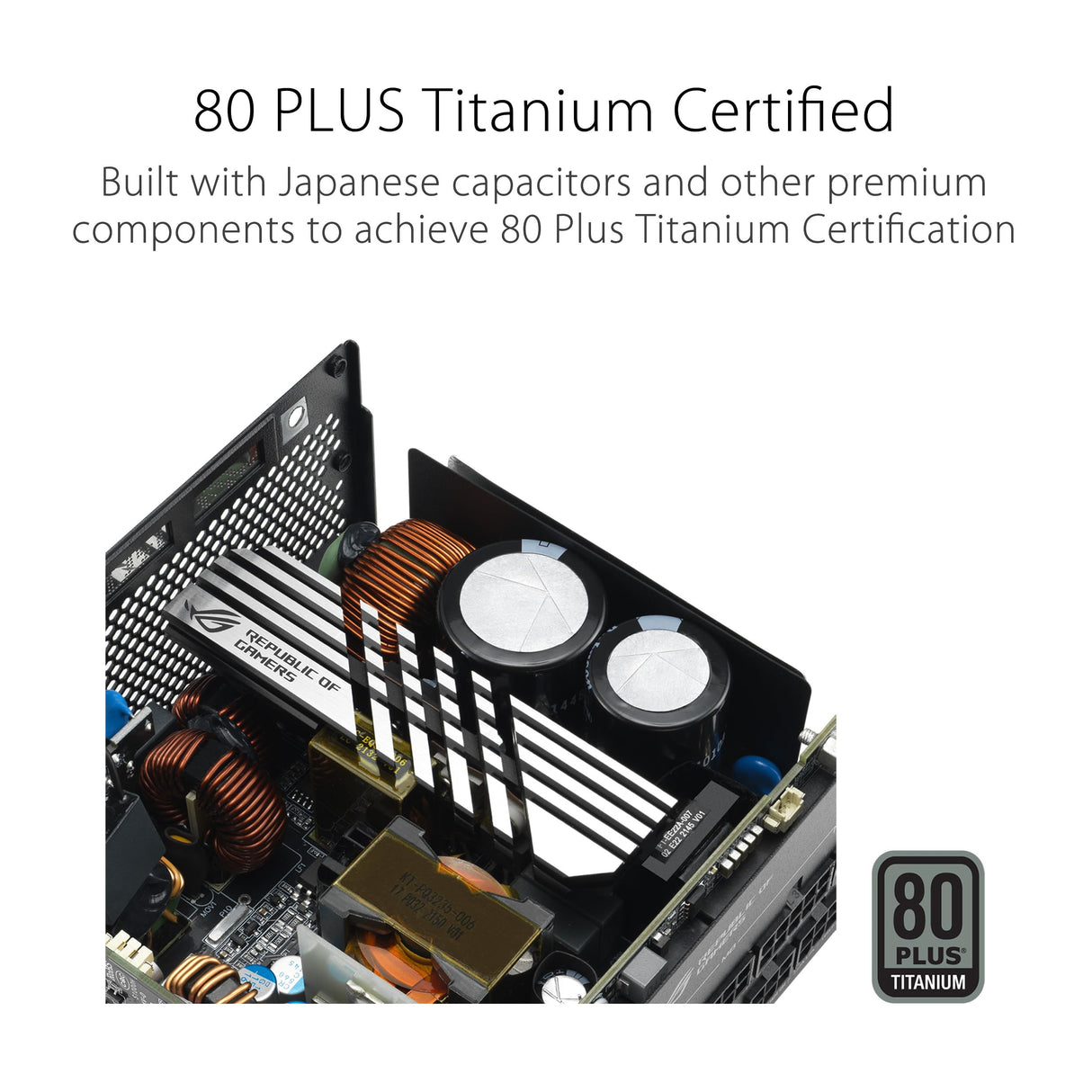 ASUS ROG Loki SFX-L 1200W Titanium - Fuente de alimentación Totalmente Modular, 80+ Titanium, Ventilador ARGB PWM de 120 mm, Aura Sync, Compatible con ATX 3.0, Compatible con PCIe 5.0