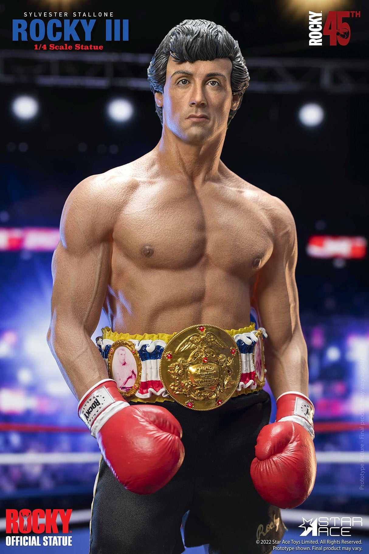 STAR ACE Toys Rocky III - Estatuilla 1/4 Rocky Balboa 46 cm