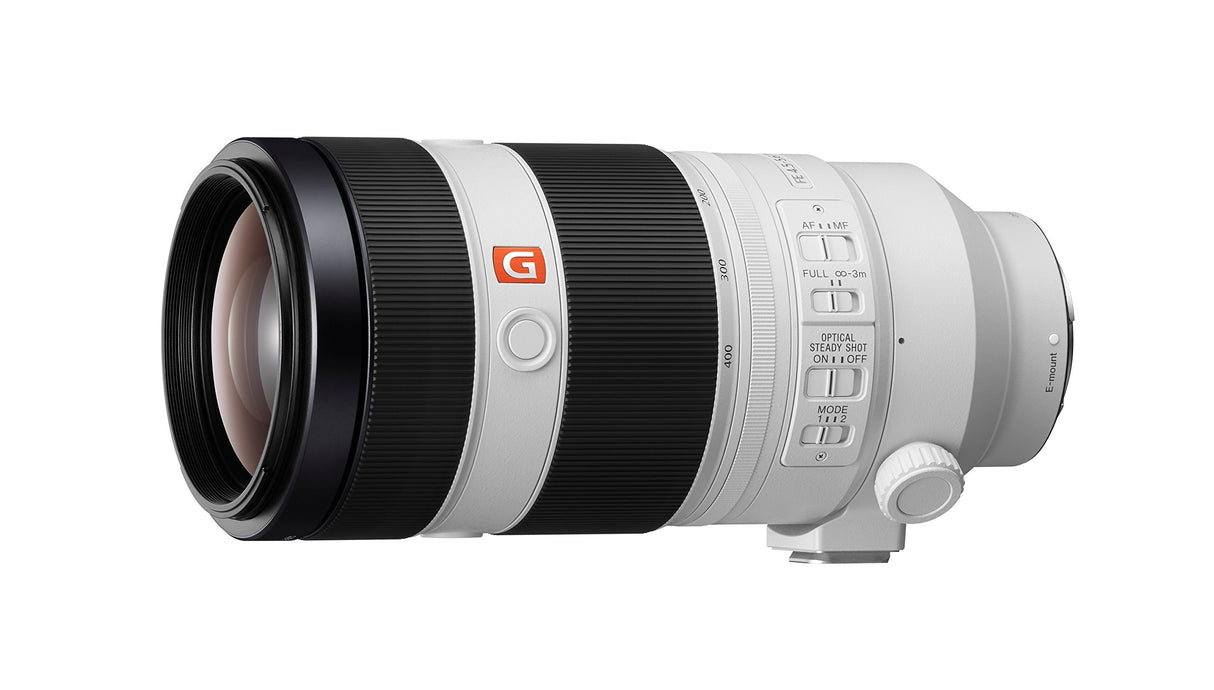 Sony FE 100-400mm f/4.5-5.6 GM OSS - Full-Frame, Super Teleobjetivo Zoom (SEL100400GM), Blanco
