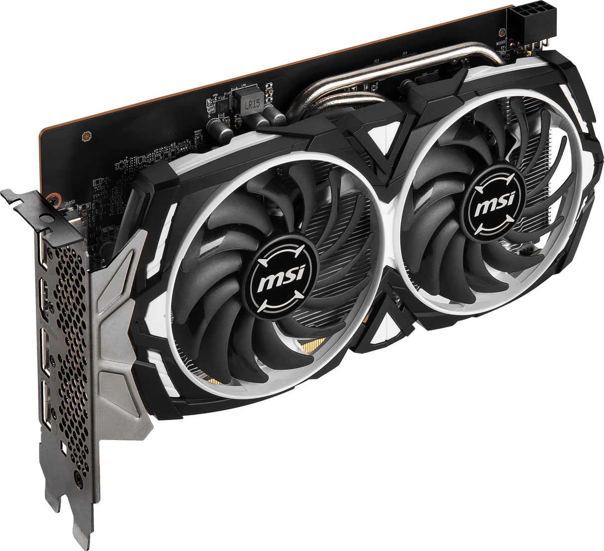 MSI Radeon RX 6600 Armor 8G - Tarjeta gráfica para Videojuegos (AMD RX 6600, GPU 2044/2491 MHz, Memoria DDR6 de 8000 MB)