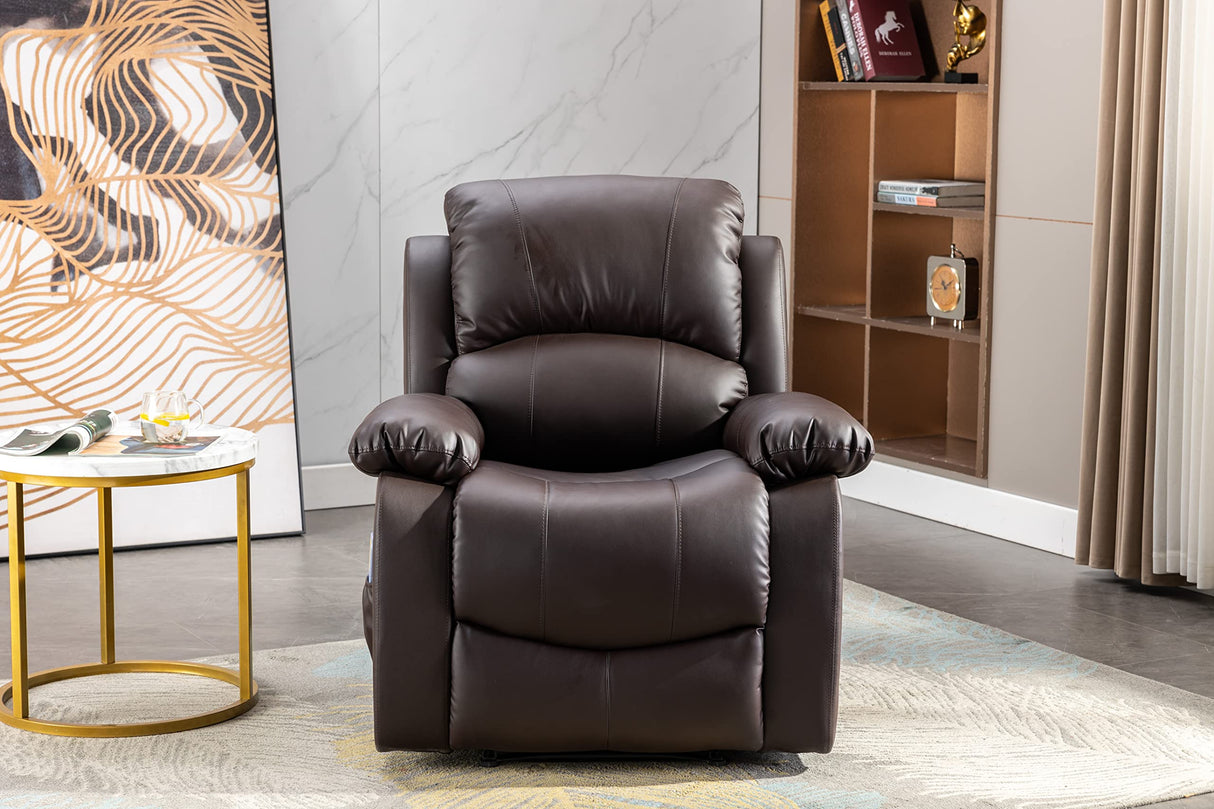 Astan Hogar Sillón Relax con Reclinación Manual (Sistema Pared Cero), Masaje Y Termoterapia, Modelo Ramón AH-AR30910CH