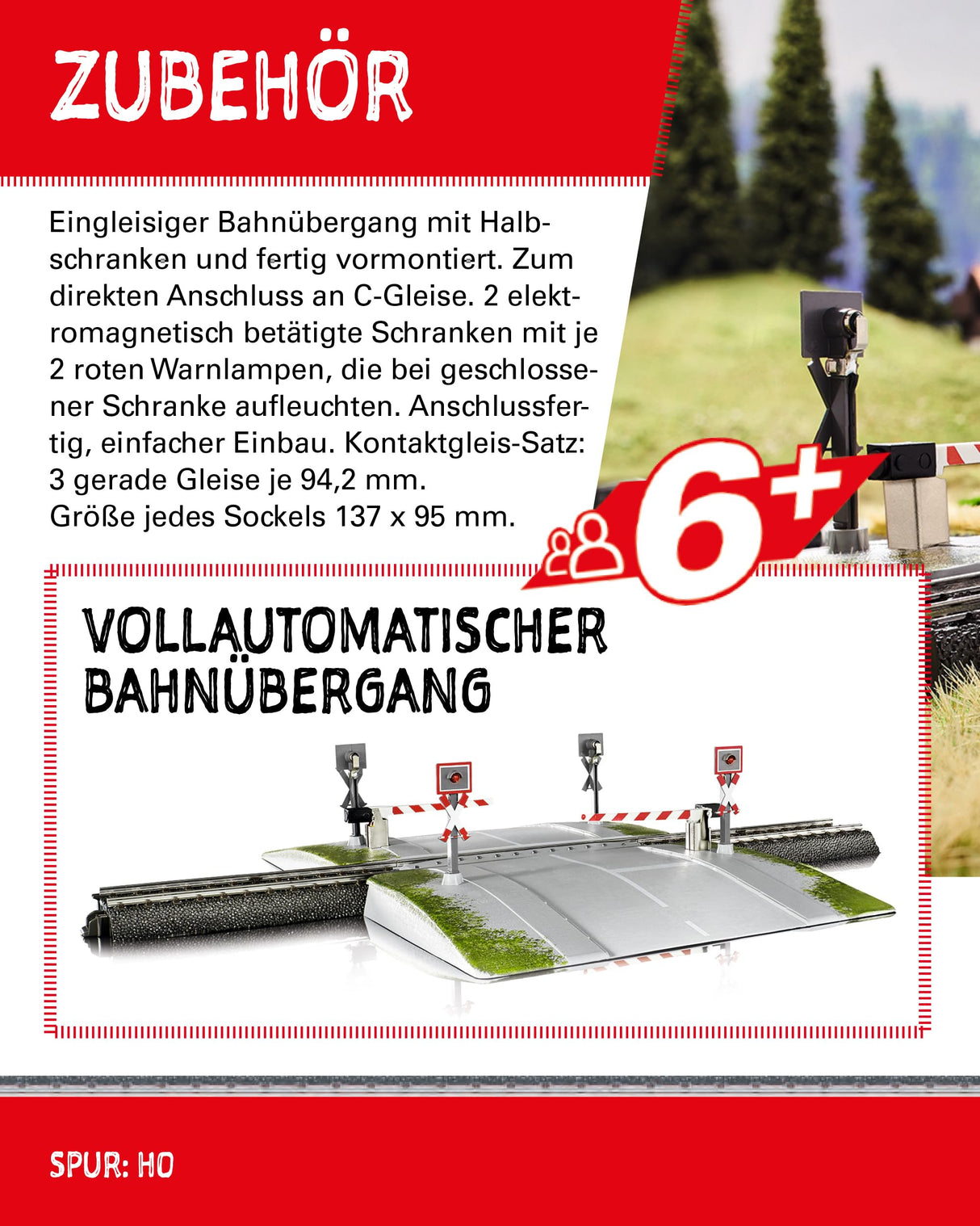 Märklin Start up 74924 - Paso de Tren automático (vía H0)