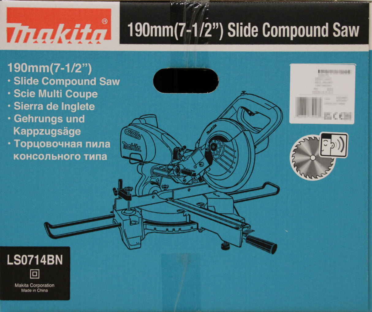 Makita LS0714BN - Sierra ingletadora (190 mm)