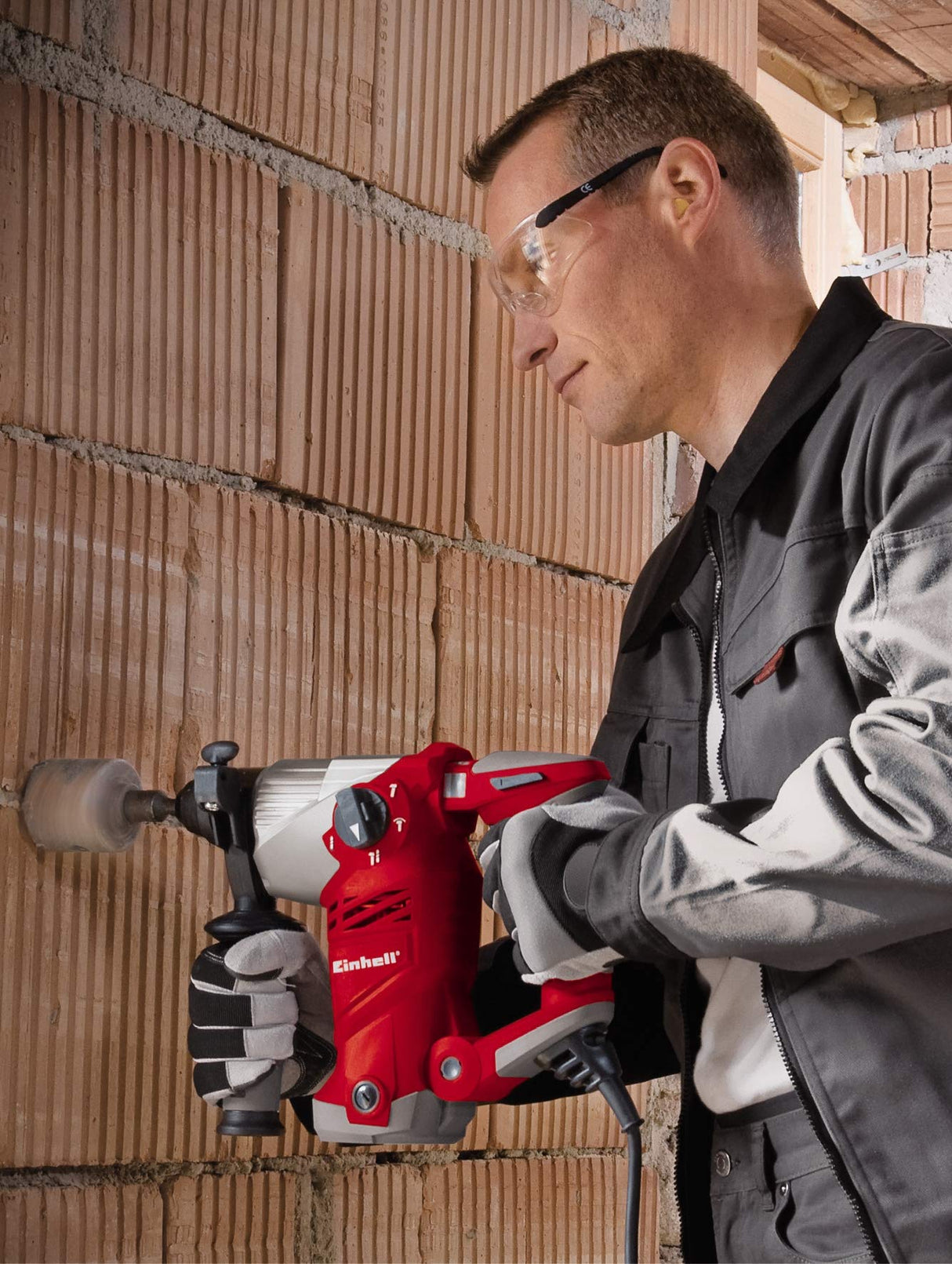 Einhell TE-RH 32 E -Martillo perforador con mecanismo percutor neumático, 4 funciones, 1250 W, 230 V (ref. 4257940)