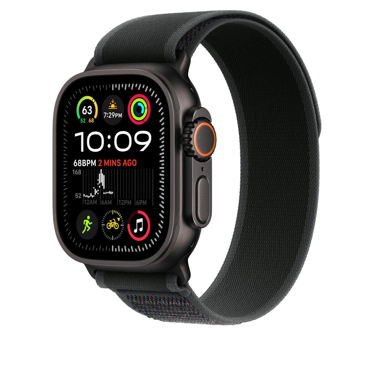 Apple Watch Band - Correa Loop Trail - 49 mm - Negro - Talla M/L