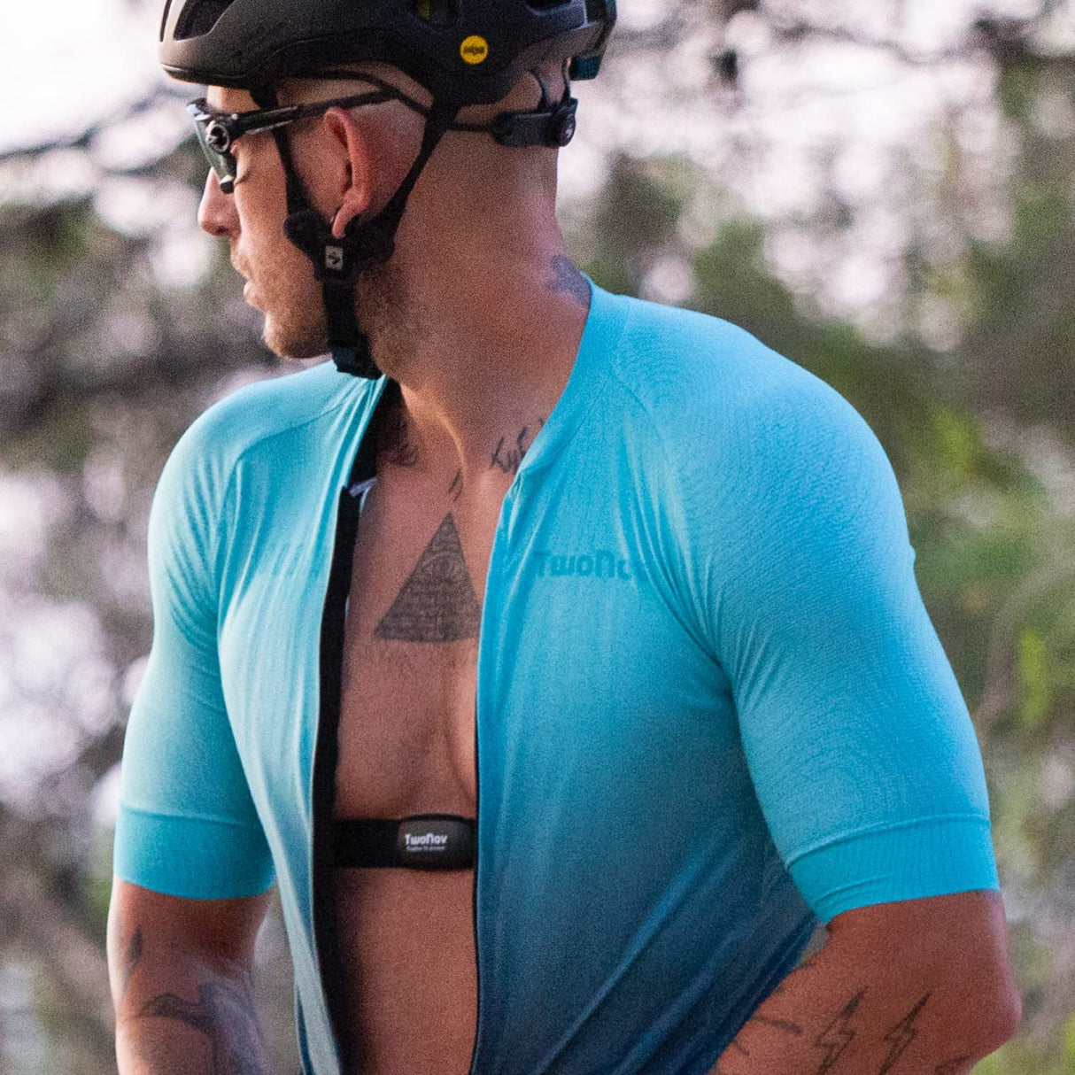 TwoNav Terra + Pulsómetro, GPS con Pantalla Amplia 3.7 Pulgadas para montaña, Senderismo, MTB, Bicicleta con mapas incluidos Mejor GPS MTB del 2023 según World of MTB,Turquesa