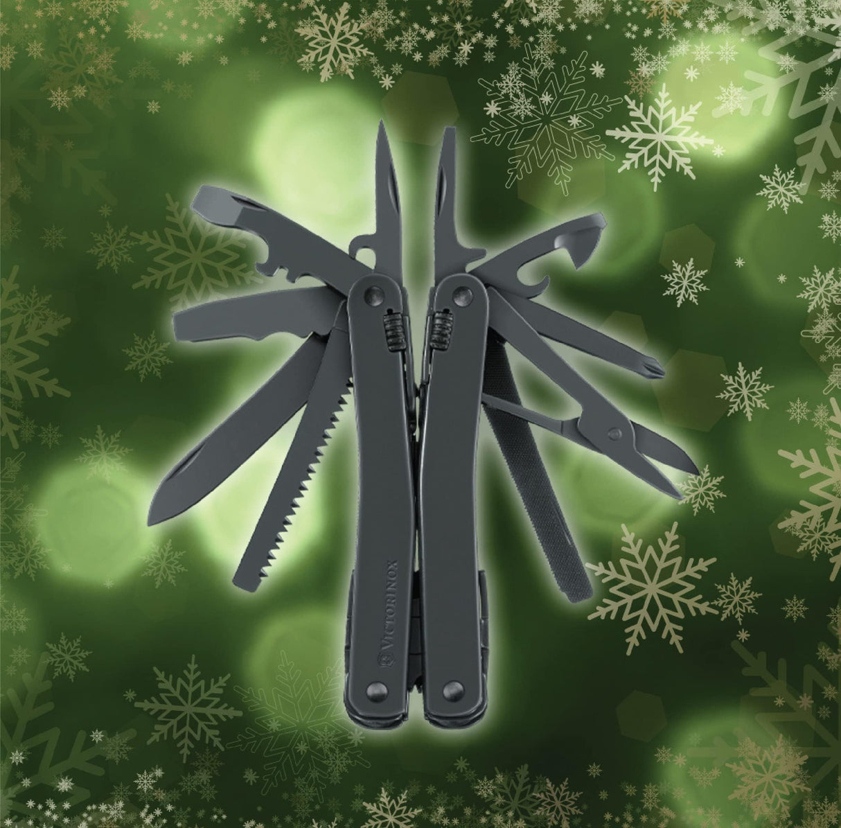 Victorinox Swisstool Spirit XBS, Navaja multiusos suiza, 105 mm, Negro Bruñido