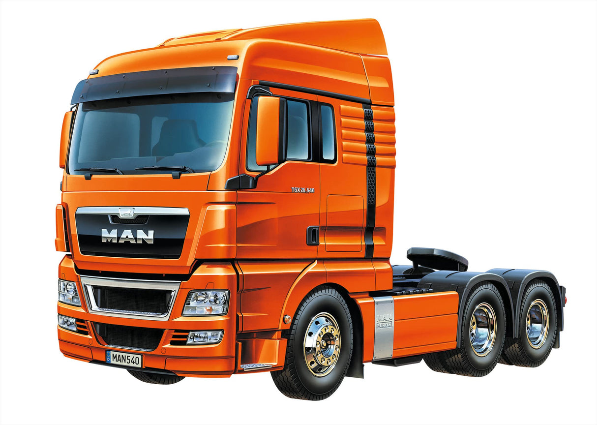 Tamiya 1:14 Camión RC Man TGX 26.540 XLX 6x4 3 Ejes - Kit de Montaje, Camión RC, Control Remoto, camión, Juguete de construcción, modelismo, jugueteo