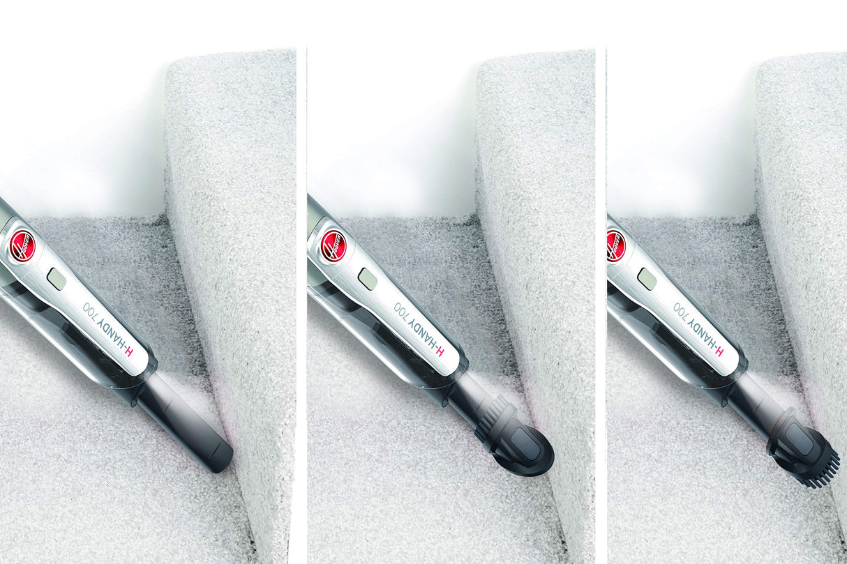 Hoover H-HANDY 700 HH710PPT Aspirador de Mano sin Cable Potente, Especial Mascotas, Cepillo Pelo de Mascota y Tapicerías, Motor Direct Impulse, Muy potente 40AW, Carga ultrarápida, Filtros EPA, Ligera