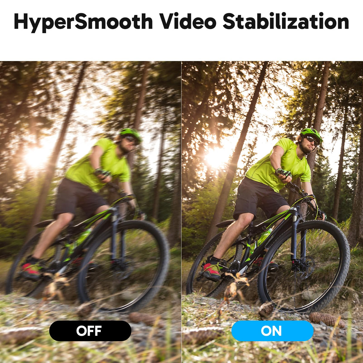 AKASO V50 Elite Cámara Deportiva con Tarjeta de Memoria MicroSDXC de 64GB Cámara de Acción WiFi 4K 60fps 20MP con EIS Pantalla Táctil Control de Voz 8X Zoom Cámara Acuatica Sumergible 40M 2 Baterías