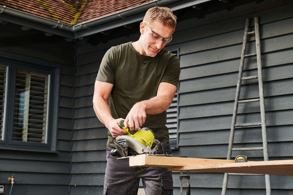 Ryobi RCS18BL-0 18V ONE+ - Sierra circular inalámbrica sin escobillas de 184 mm (herramienta desnuda)