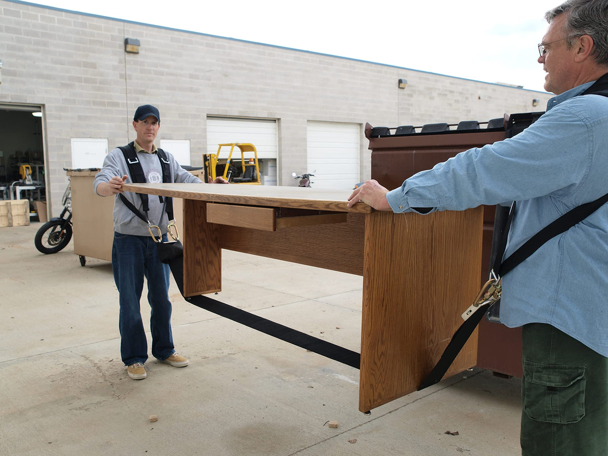 Shoulder Dolly ProLift - Sistema de elevación y traslado acolchado y resistente para 2 personas para profesionales de la mudanza, equipos de reparto, industriales y más, Negro - HD3500