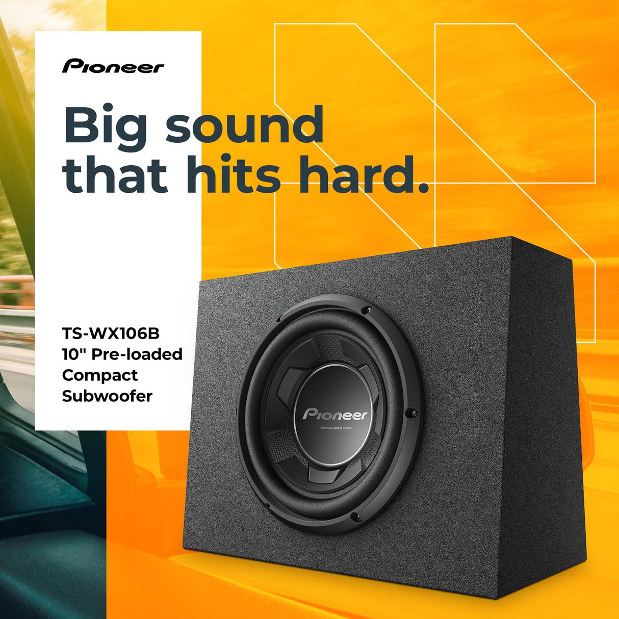 Sistema de subwoofer Compacto precargado de 25.4 cm