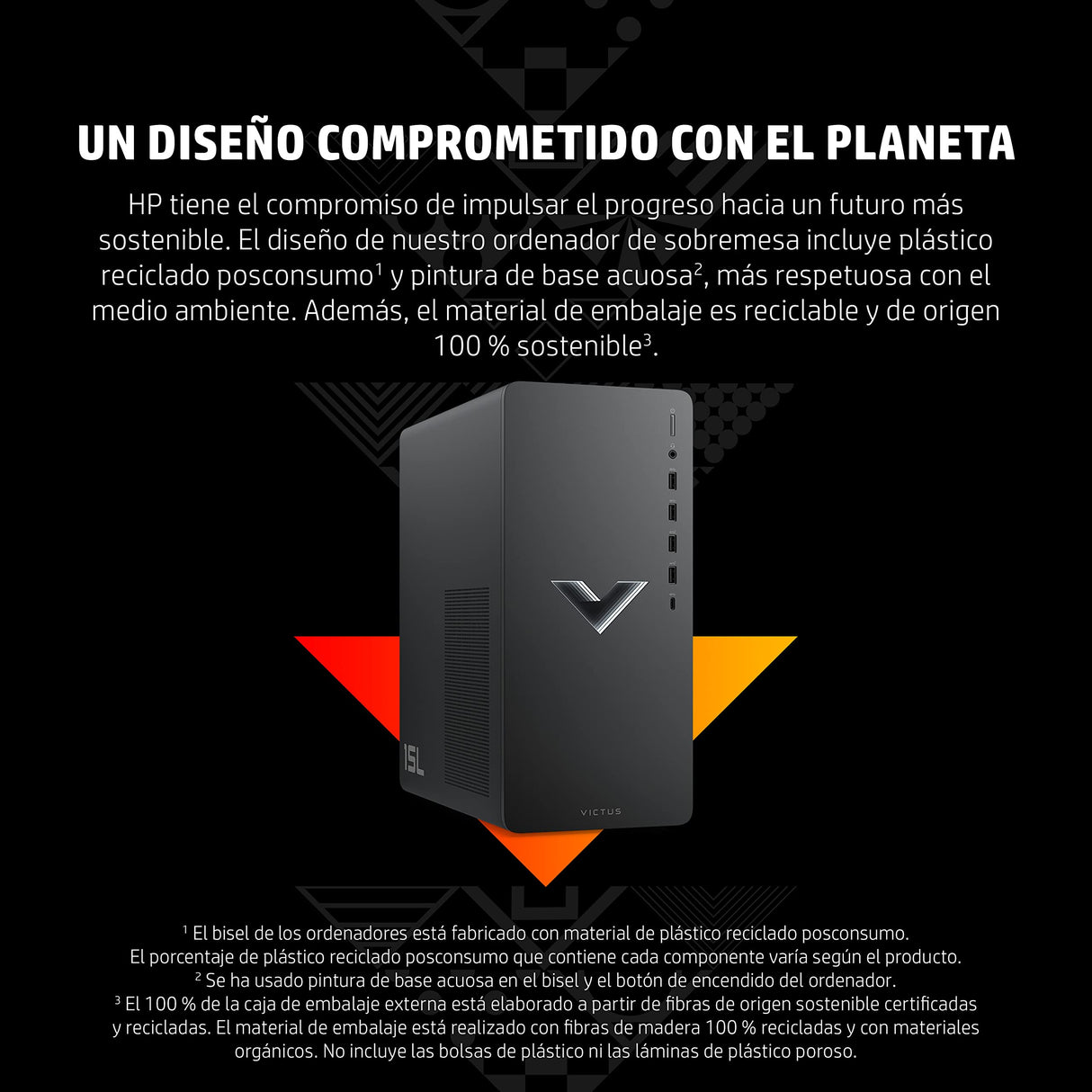 HP ORDENADOR SOBREMESA GAMING VICTUS 15L TG02-0046NS INTEL CORE I5-12400F/ 8GB/ 512GB SSD/GEFORCE GTX 1650/ SIN SISTEMA OPERATIVO